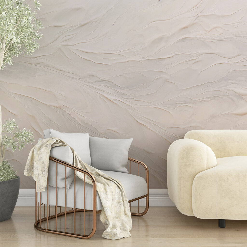White surface with swirls