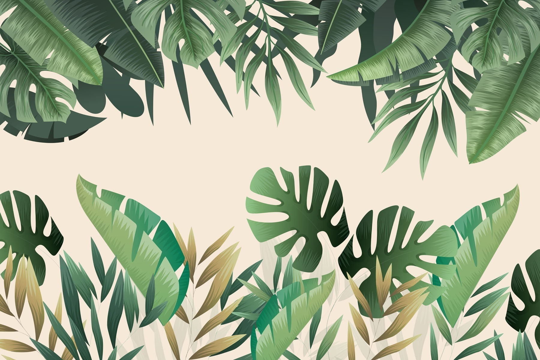 Group of green leaves Group of green leaves