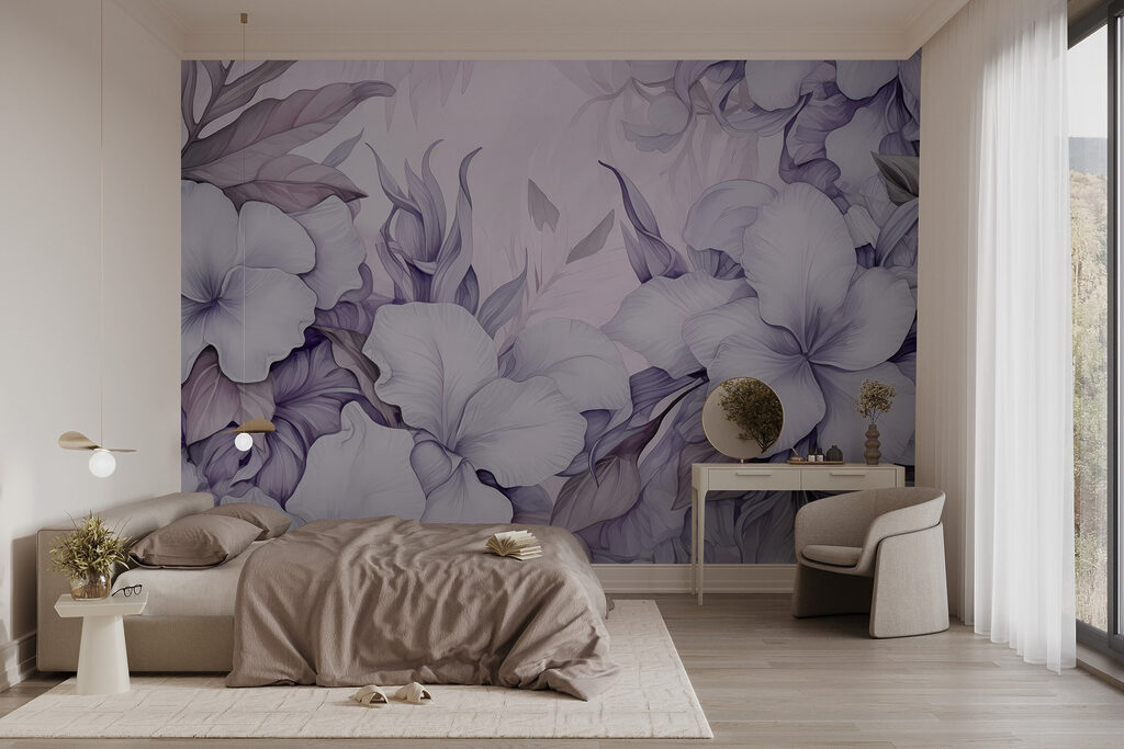 Delicate blooms in soft pastels
