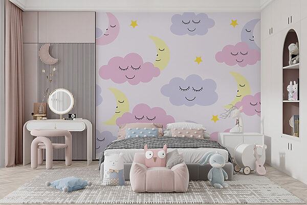 Pattern of clouds and stars