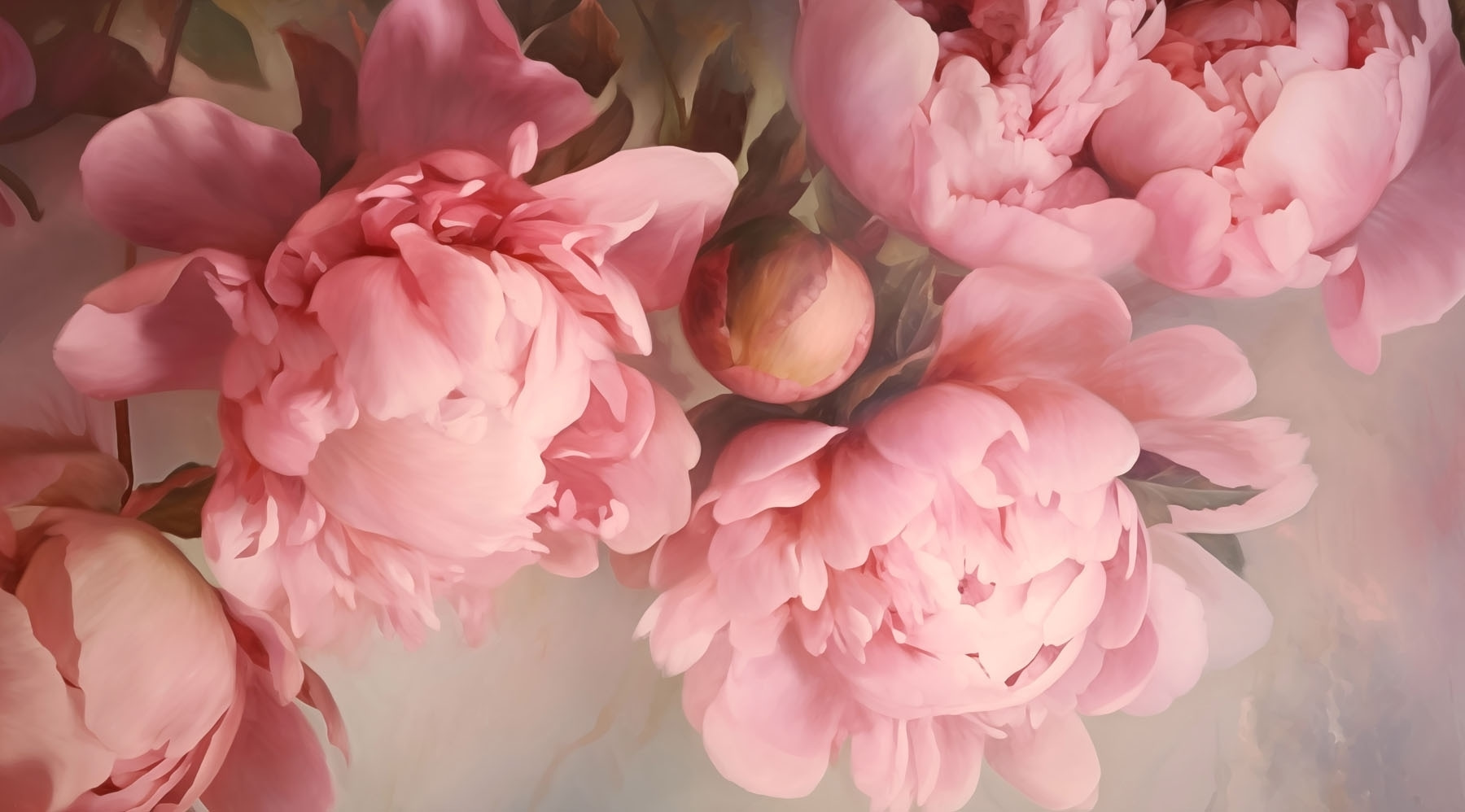 Group of pink flowers