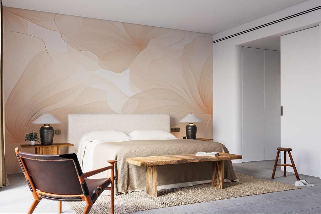 Delicate petals in soft hues