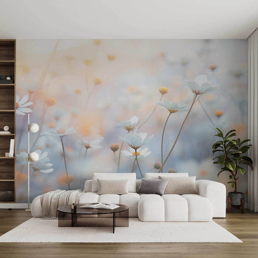 Soft petals in a dreamy garden