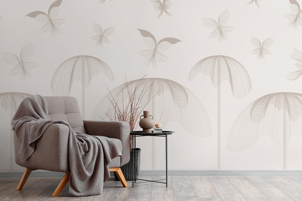 Butterflies flying butterflies and flowers