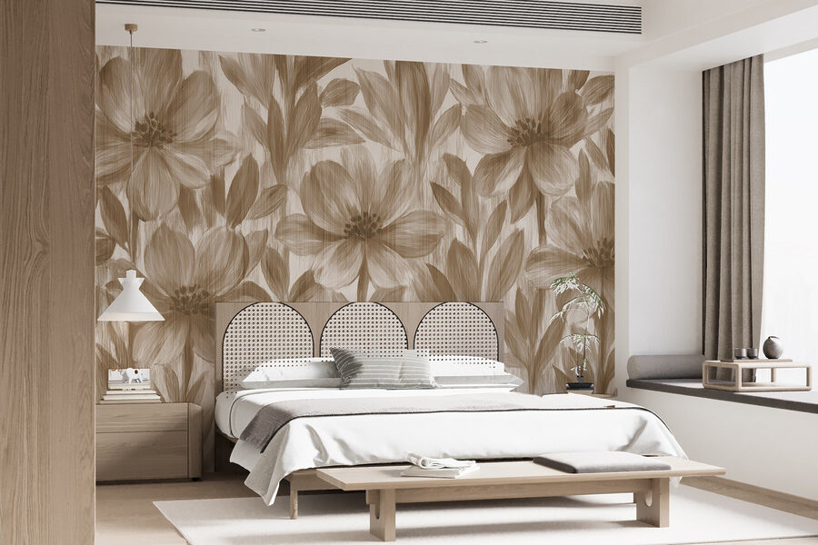 Floral μοτίβα σε απαλές αποχρώσεις