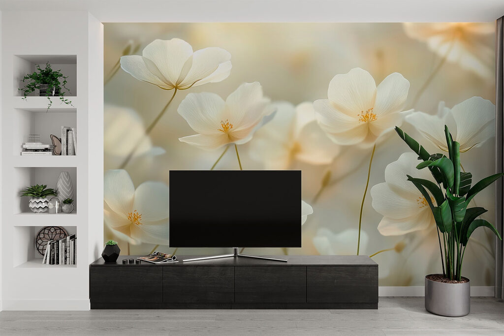 Group of white flowers