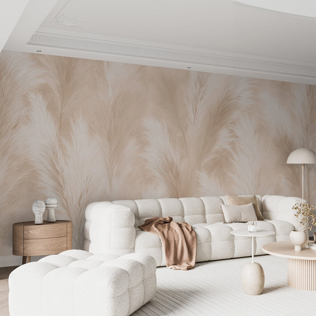 Soft textures in warm tones