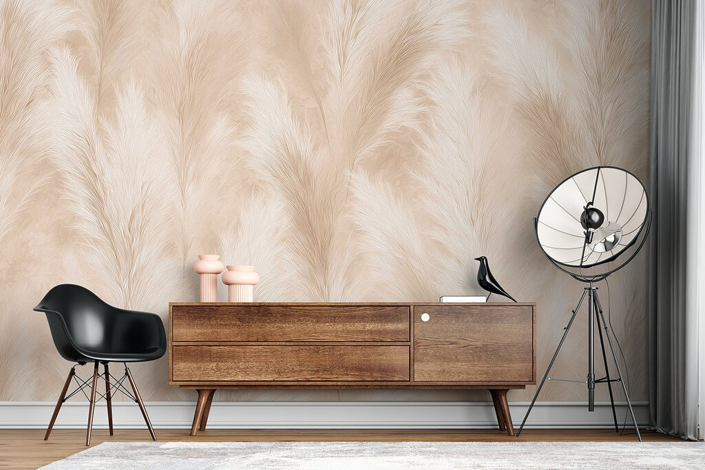 Soft textures in warm tones