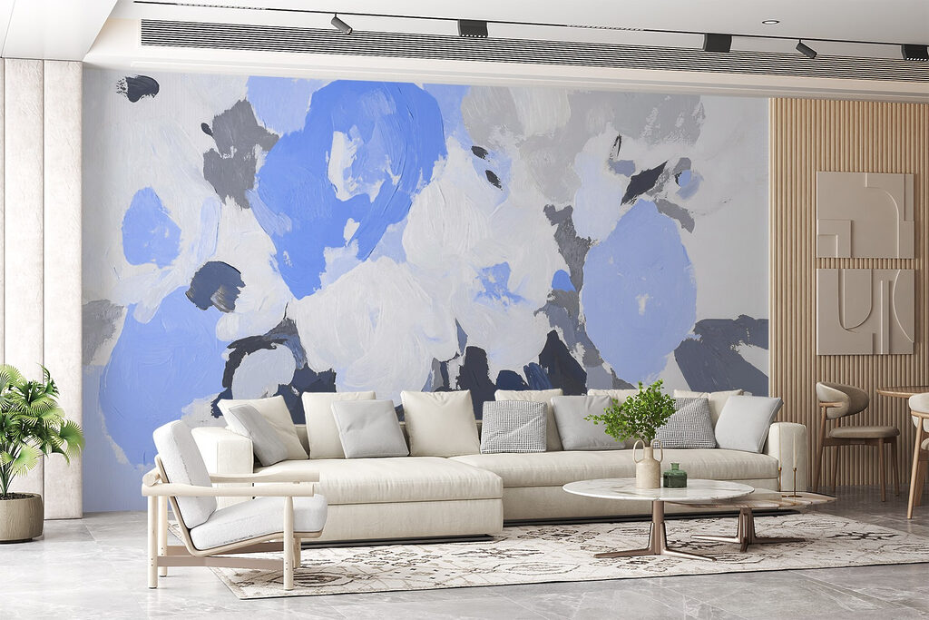 w09070v2pig2r 1024x683 - Ζωγραφική των λουλουδιών σε μπλε και γκρι - tegory