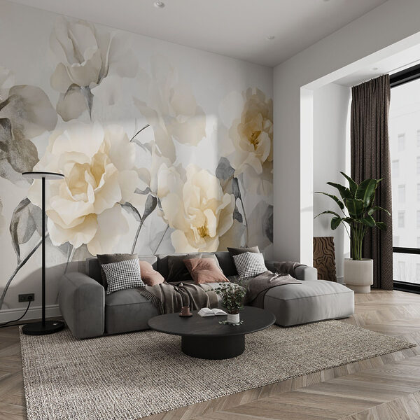 Group of white flowers