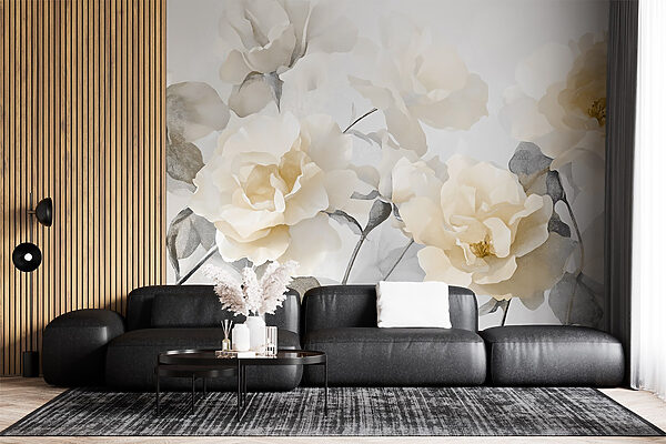 Group of white flowers