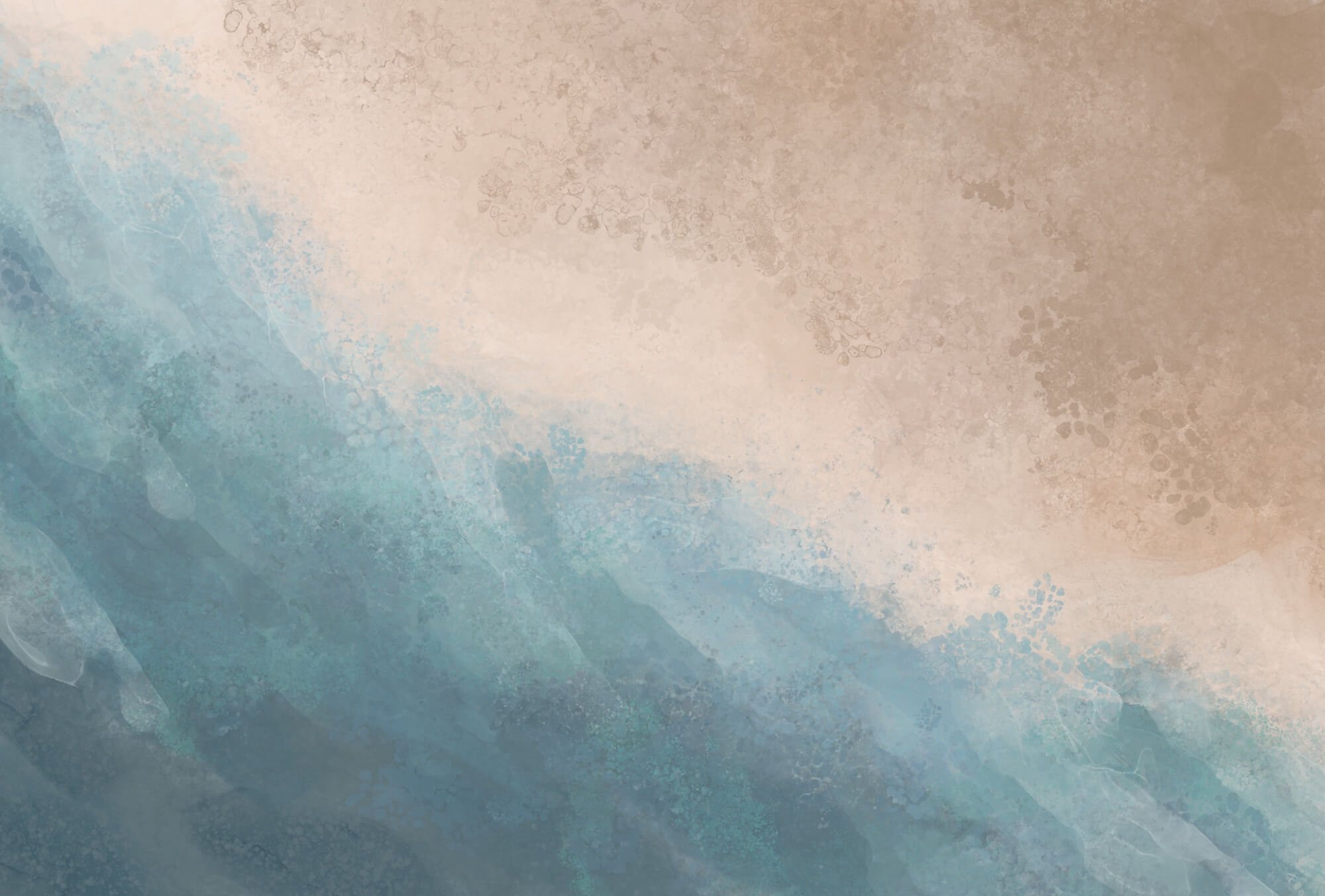 Blue and white water