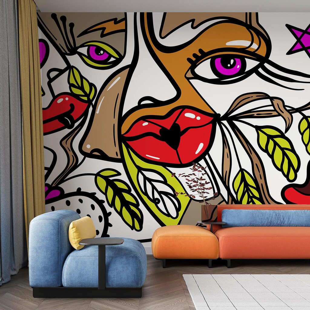 – Ζωντανό πρόσωπο με έντονα μοτίβα