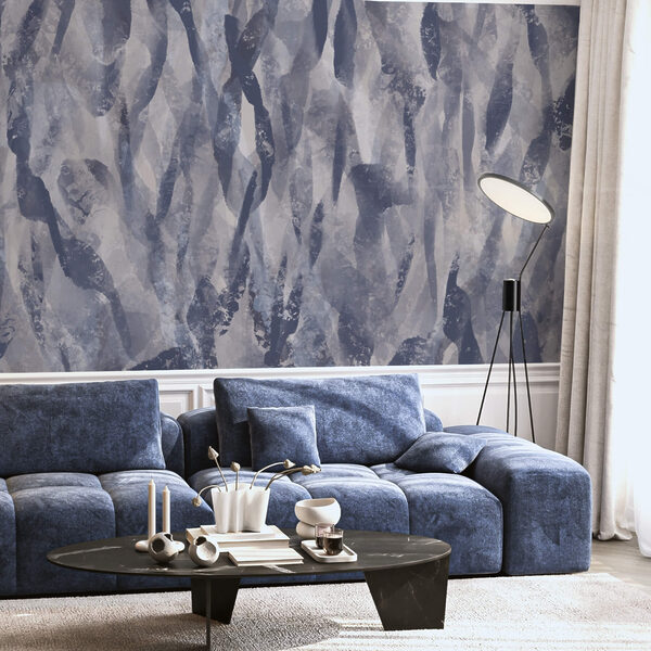 Ρευστά μοτίβα σε ψυχρούς τόνους