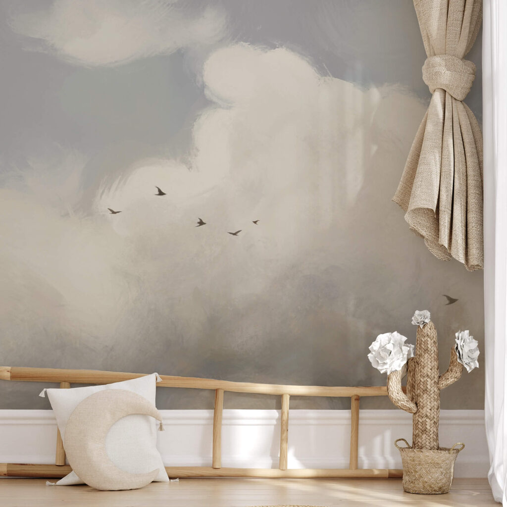 Πουλιά που πετούν πουλιά στον ουρανό