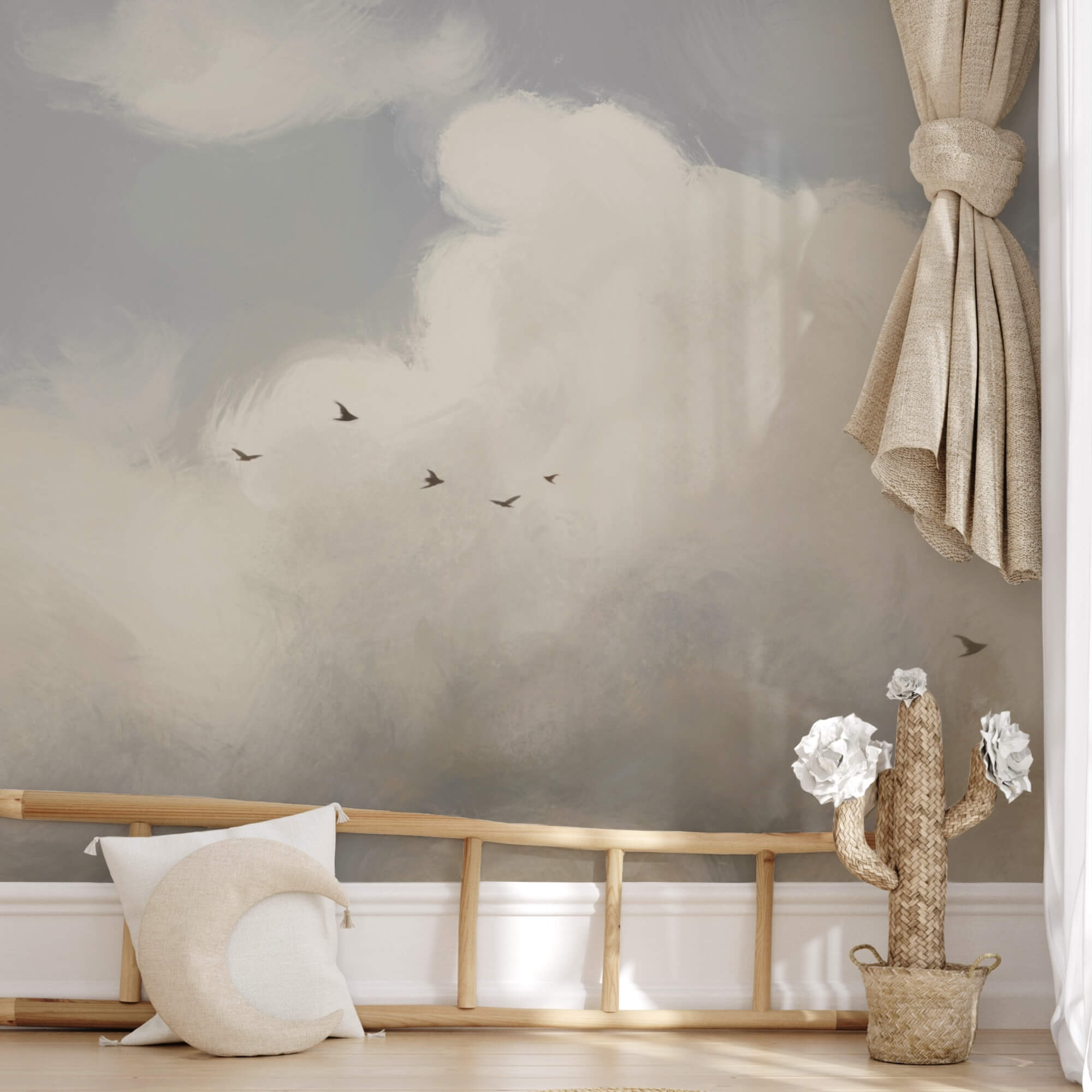 Πουλιά που πετούν πουλιά στον ουρανό