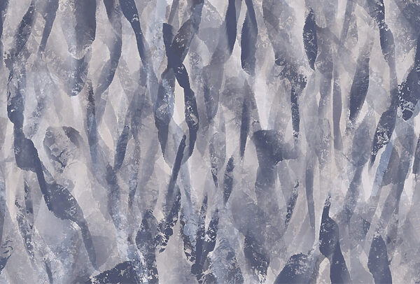 Flowing patterns in cool tones