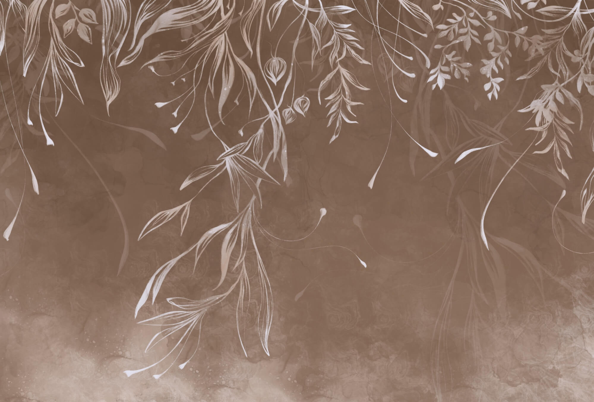 Delicate patterns in soft tones