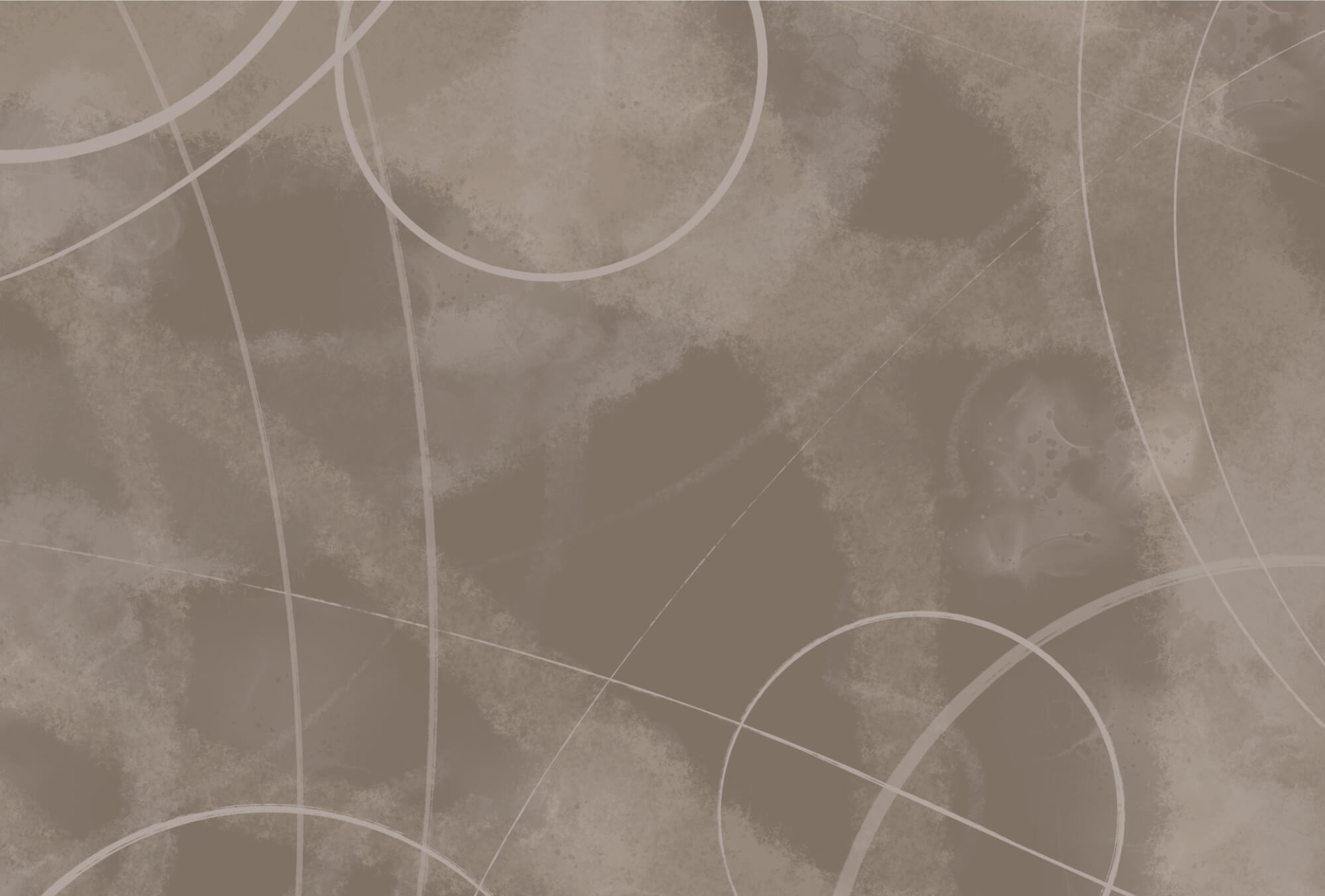 Brown background with white lines and circles