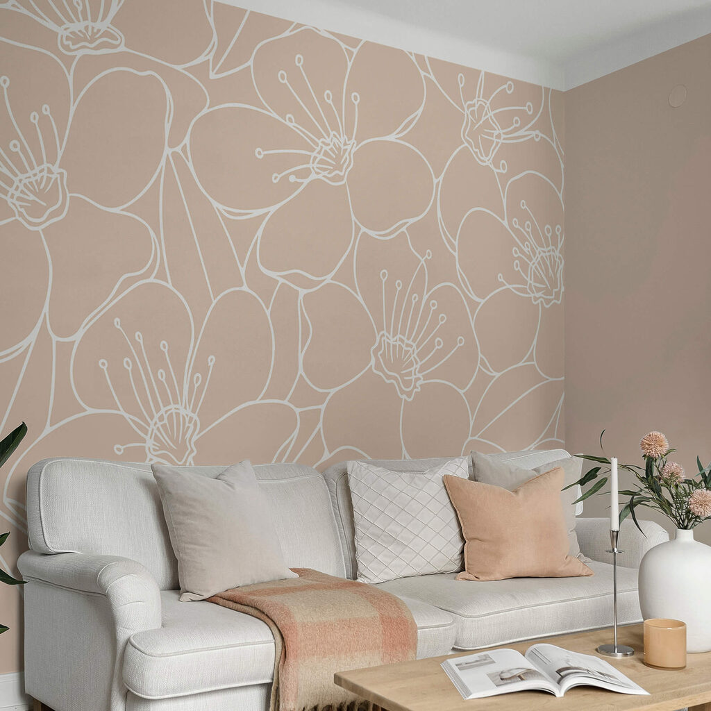 Μοτίβο λουλουδιών και φύλλων Μοτίβο λουλουδιών και φύλλων