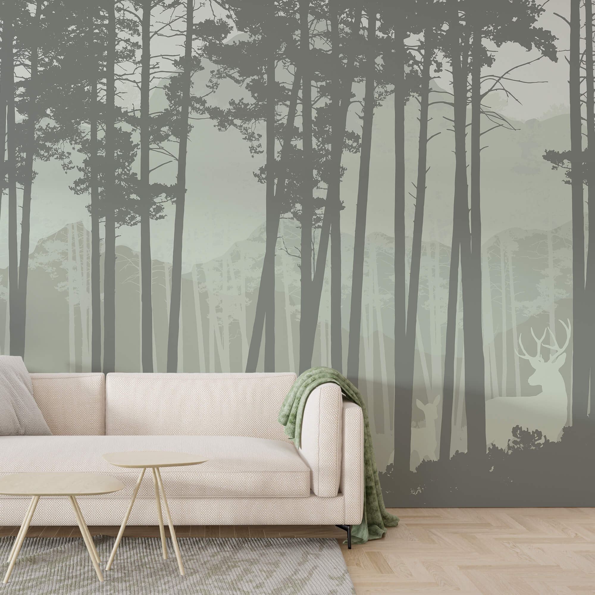 Ομάδα δέντρων σε δάσος