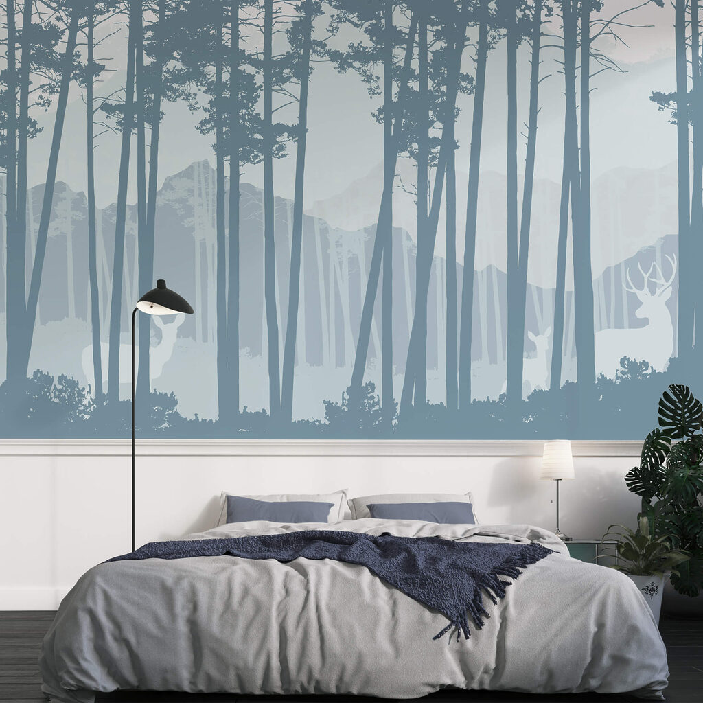 Ομάδα δέντρων σε δάσος