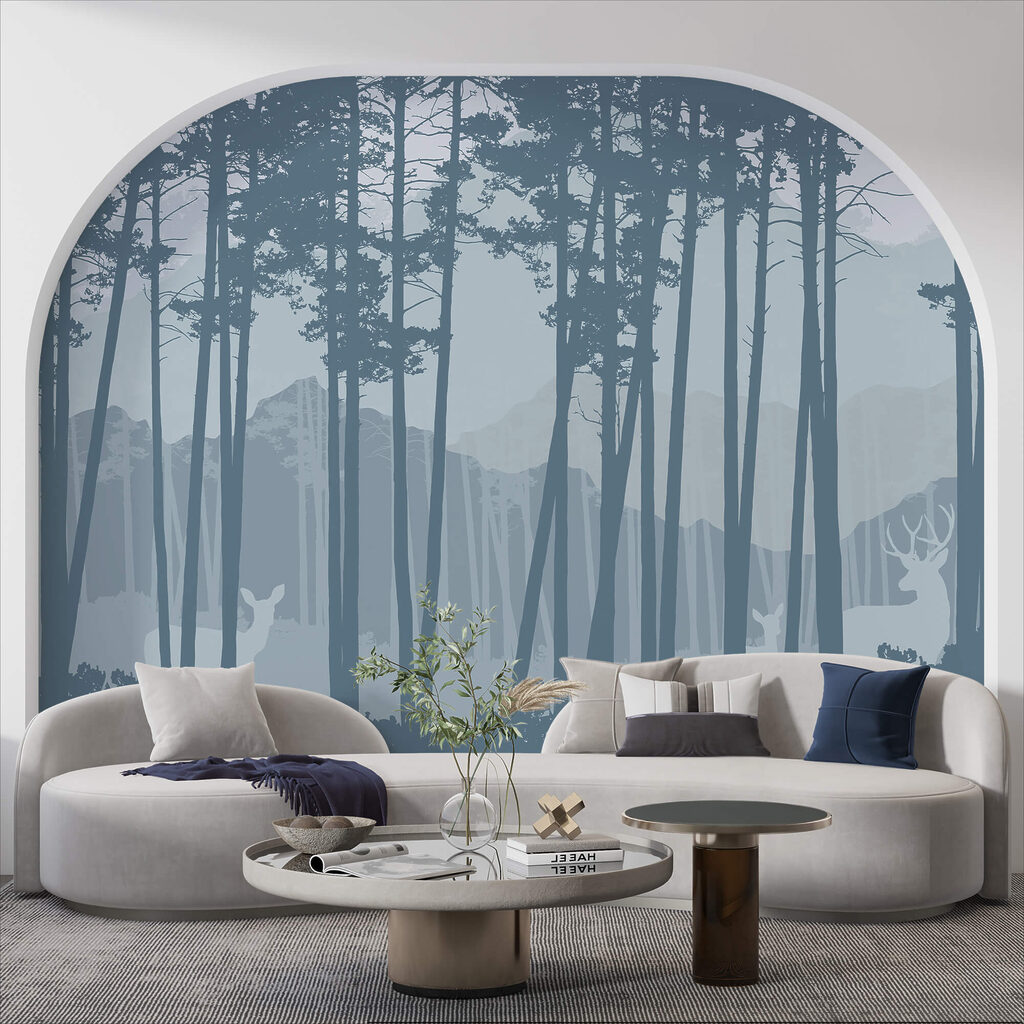 Ομάδα δέντρων σε δάσος