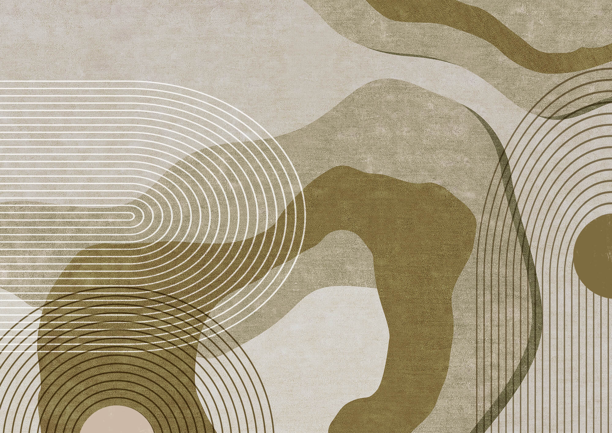 Abstract curves and lines in harmony