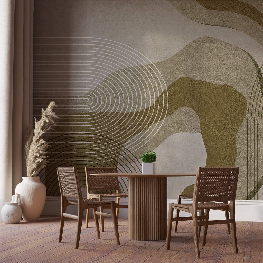 Αφηρημένες καμπύλες και γραμμές σε αρμονία