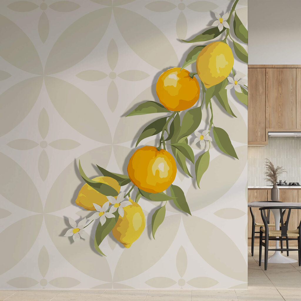 Κίτρινος καρπός σε κλαδί