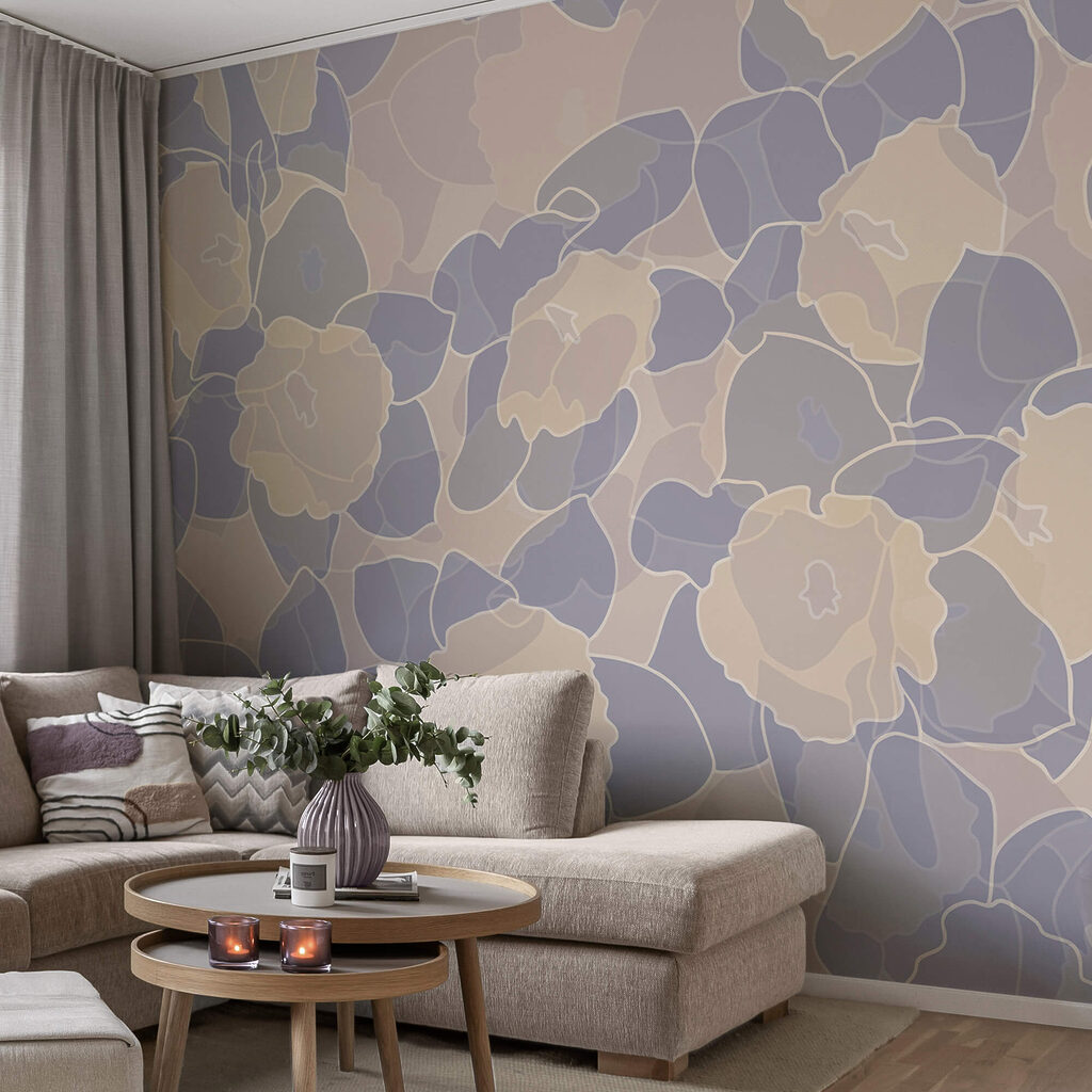 Μοτίβο λουλουδιών και φύλλων