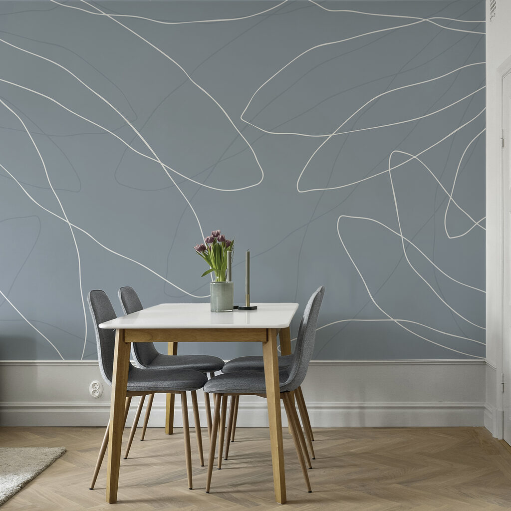 Μπλε φόντο με λευκές γραμμές