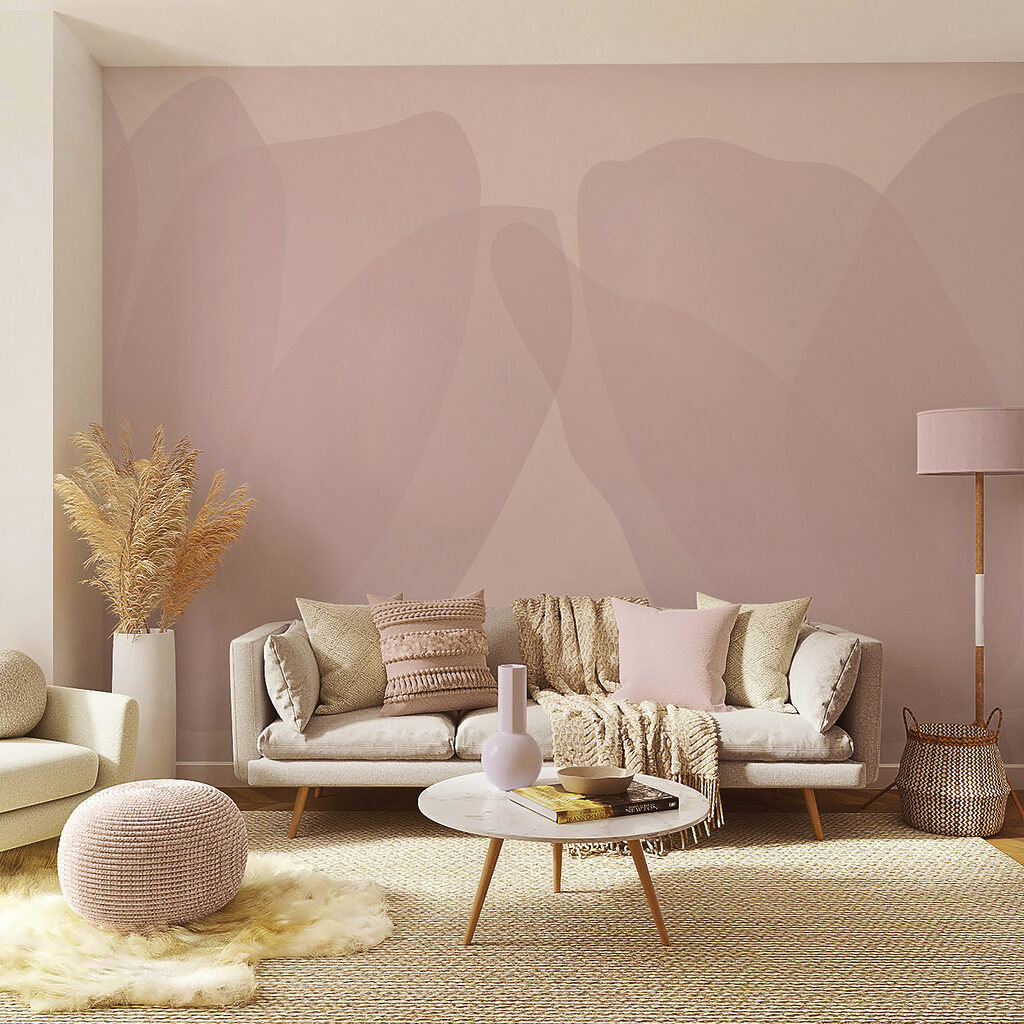 Ροζ και λευκό φόντο