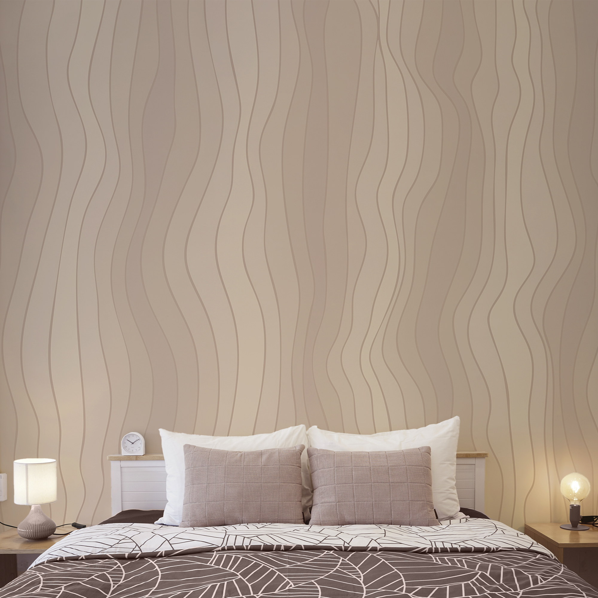 Απαλές, ρέουσες καμπύλες σε απαλές αποχρώσεις