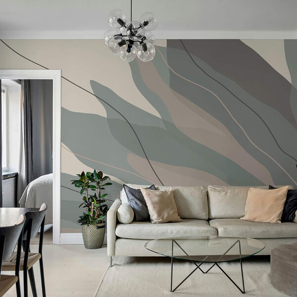 Ρευστά σχήματα σε απαλές αποχρώσεις