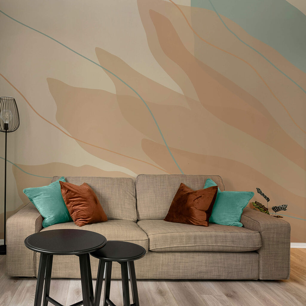 Ρευστά σχήματα σε ζεστούς τόνους