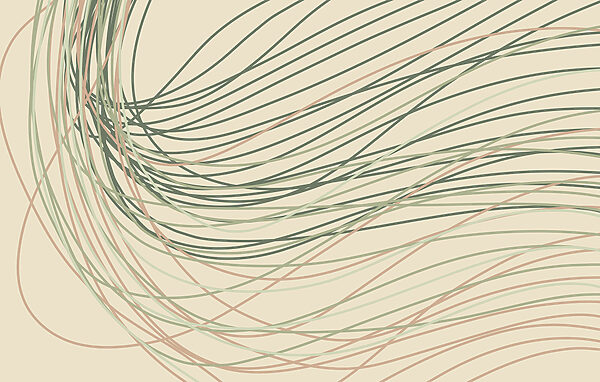 Flowing lines in soft pastel tones