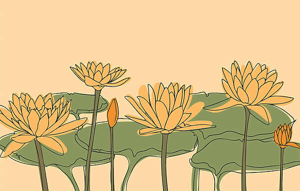 Group of yellow flowers