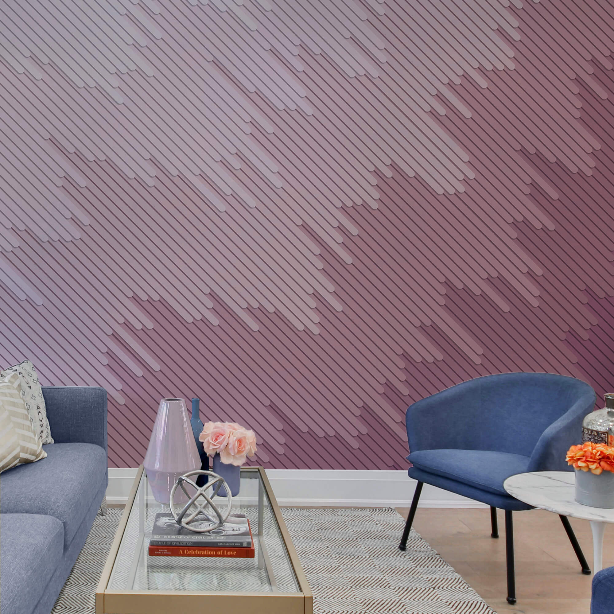 Ροζ και λευκό φόντο