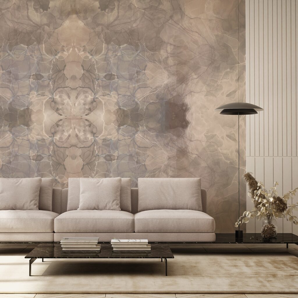 Ρευστά σχήματα σε απαλές αποχρώσεις