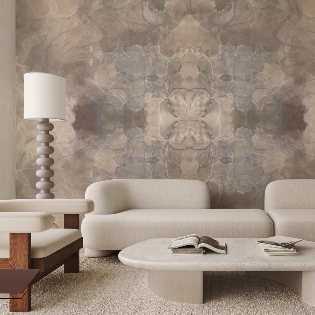 Ρευστά σχήματα σε απαλές αποχρώσεις