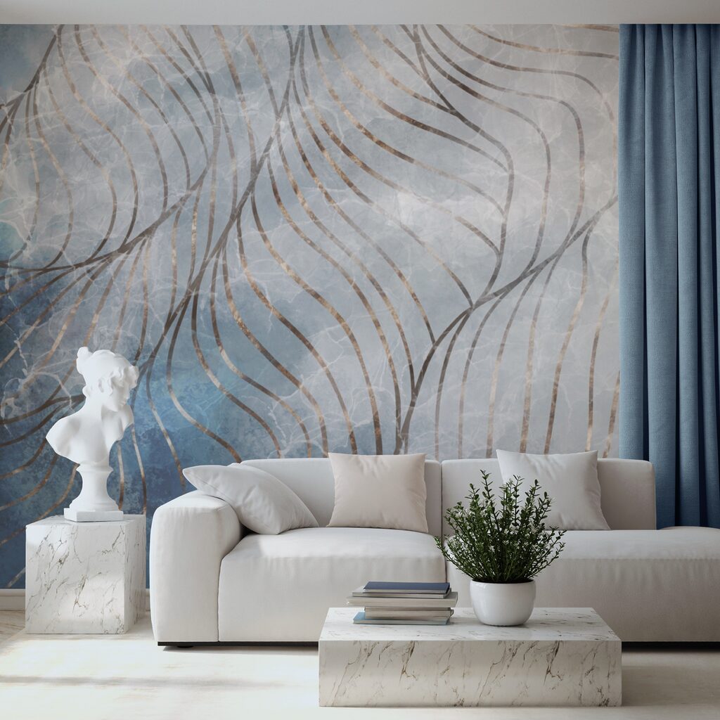 Κομψές καμπύλες σε δροσερά χρώματα