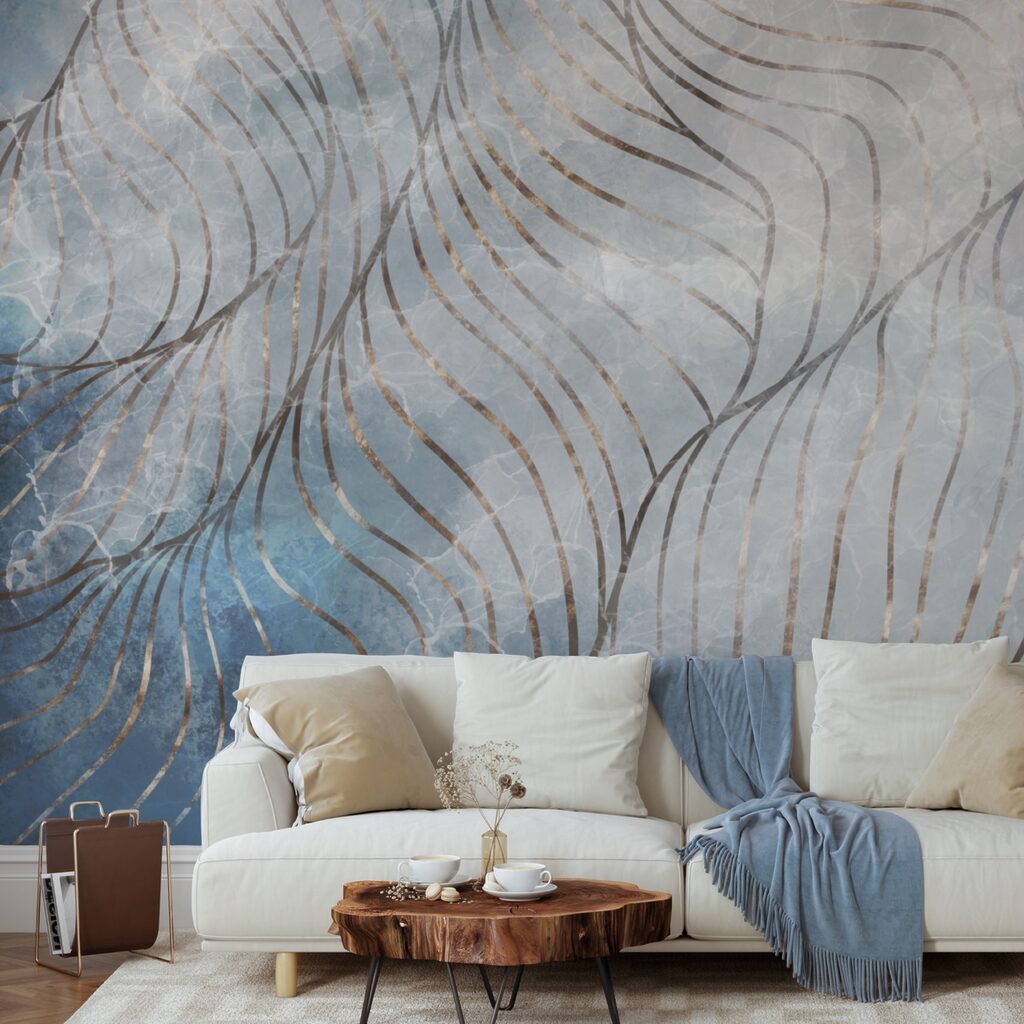 Κομψές καμπύλες σε δροσερά χρώματα