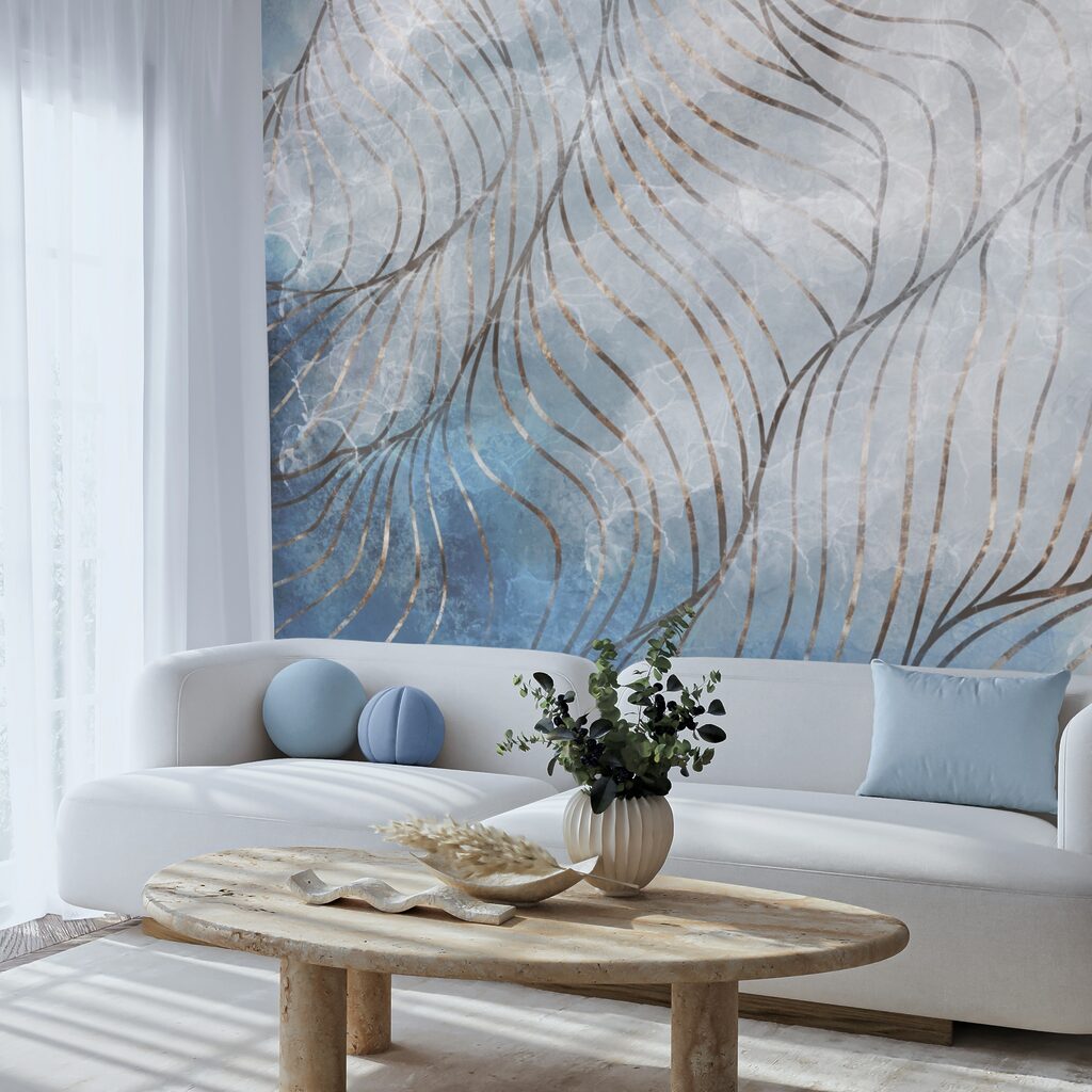 Κομψές καμπύλες σε δροσερά χρώματα