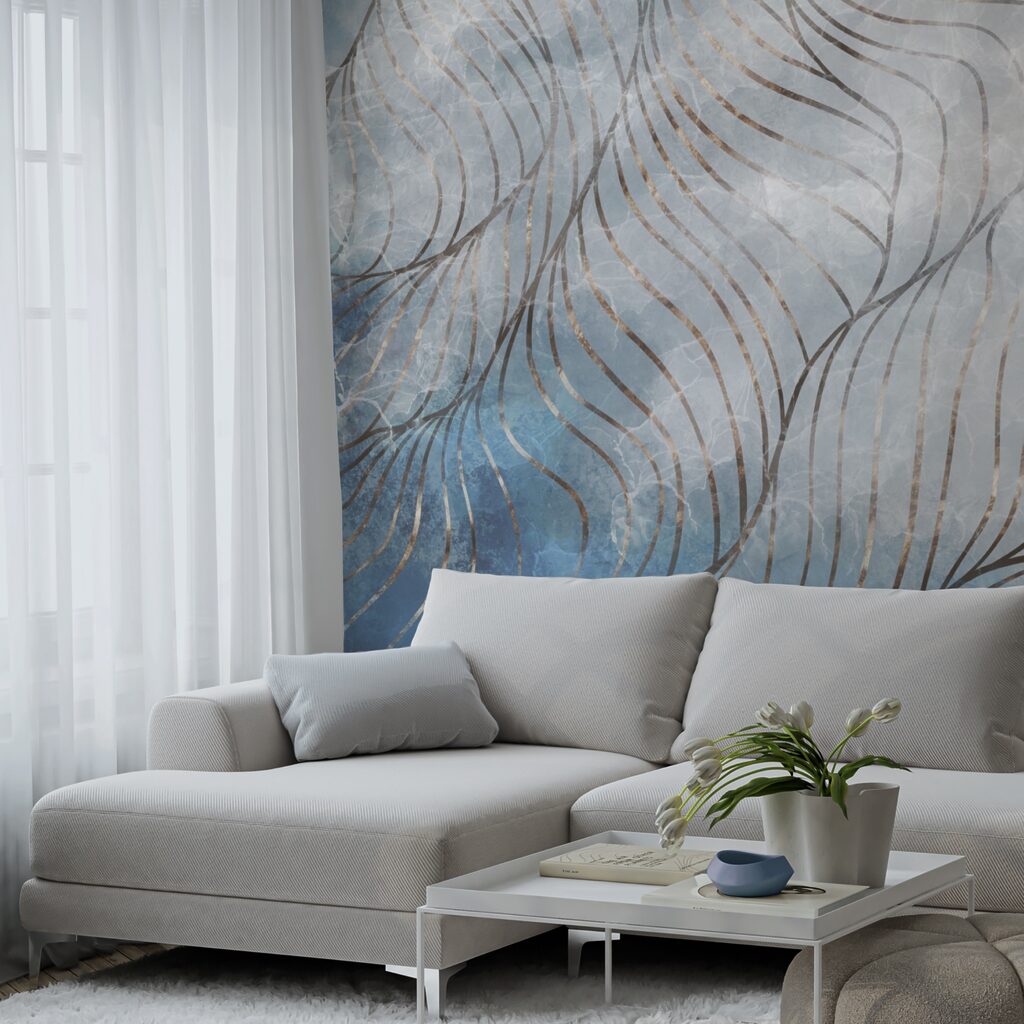 Κομψές καμπύλες σε δροσερά χρώματα