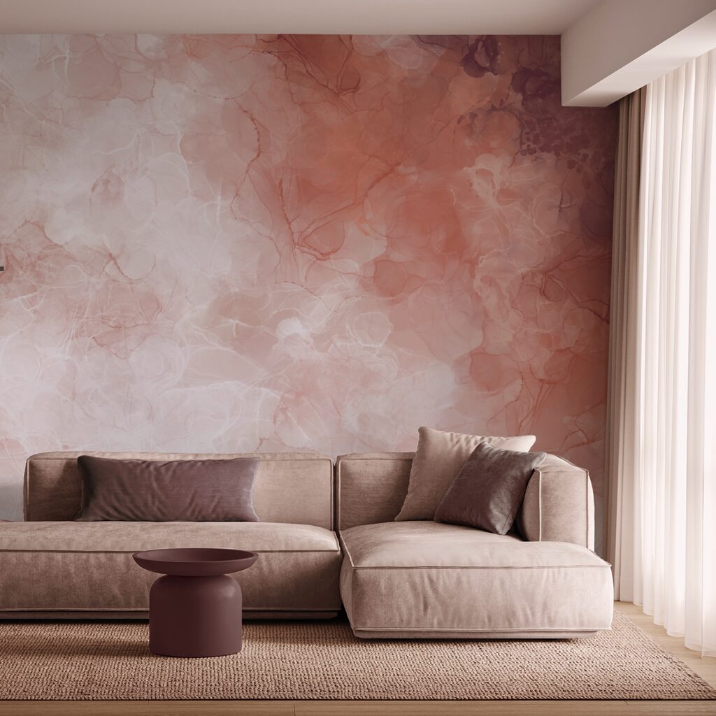 Απαλές αποχρώσεις αναμειγνύονται σε απαλά κύματα