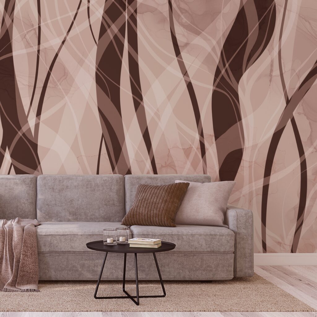 Απαλά κύματα σε ζεστούς γήινους τόνους