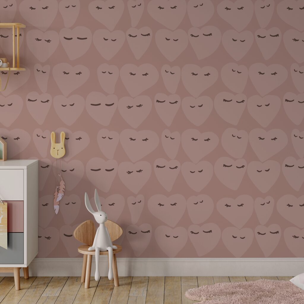 Σχέδια καρδιάς με παιχνιδιάρικες εκφράσεις