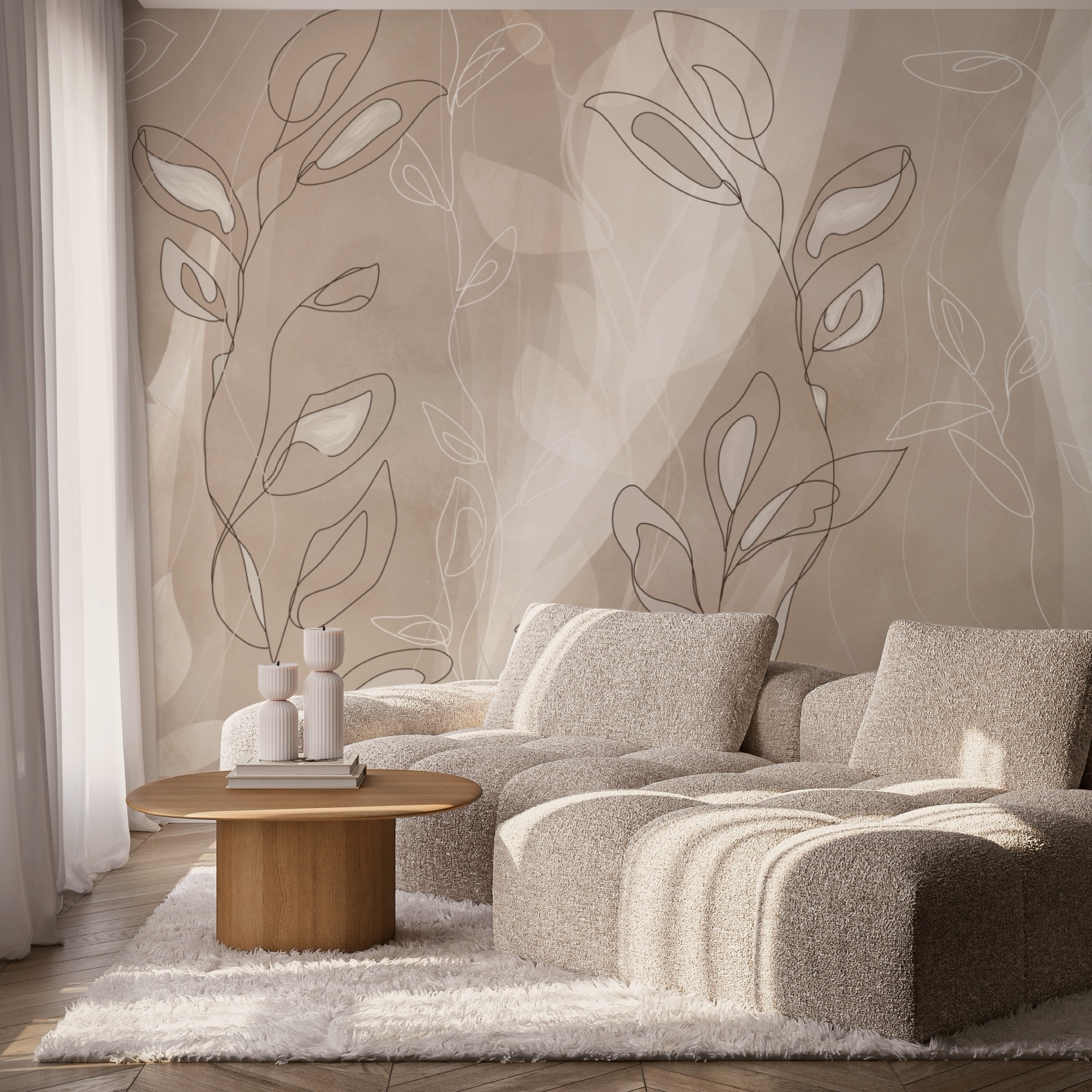 Απαλές γραμμές σε απαλό φόντο