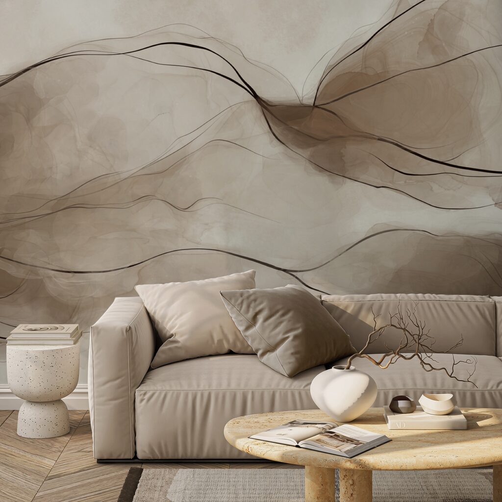 Αιθέρια κύματα ρέοντος χρώματος